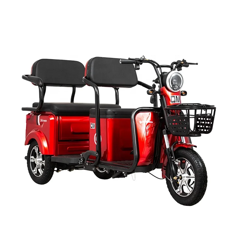 Tricycle 3 wheel motorcycle electric Scooter Long Range Mobility Scooter with Lead-acid Battery