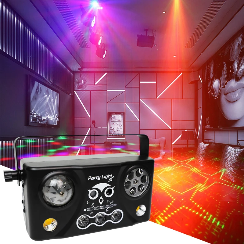 Wholesale 5 in 1 Magic ball rgbW beam lights decoration dj disco lazer light led projector stage lighting for Nightclub Bar