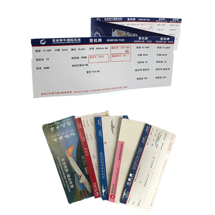 Factory custom thermal New design durable 175gsm thermal Blank-note paper ticket event ticket boarding passes rolls raw material