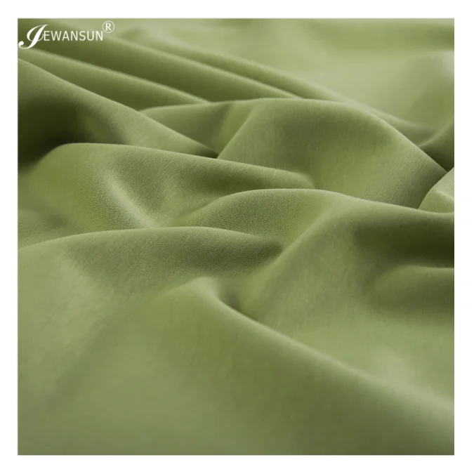 Customized 210g-320g liquid ammonia cotton air layer rib cotton spandex knitted double-sided stretch school uniform fabric