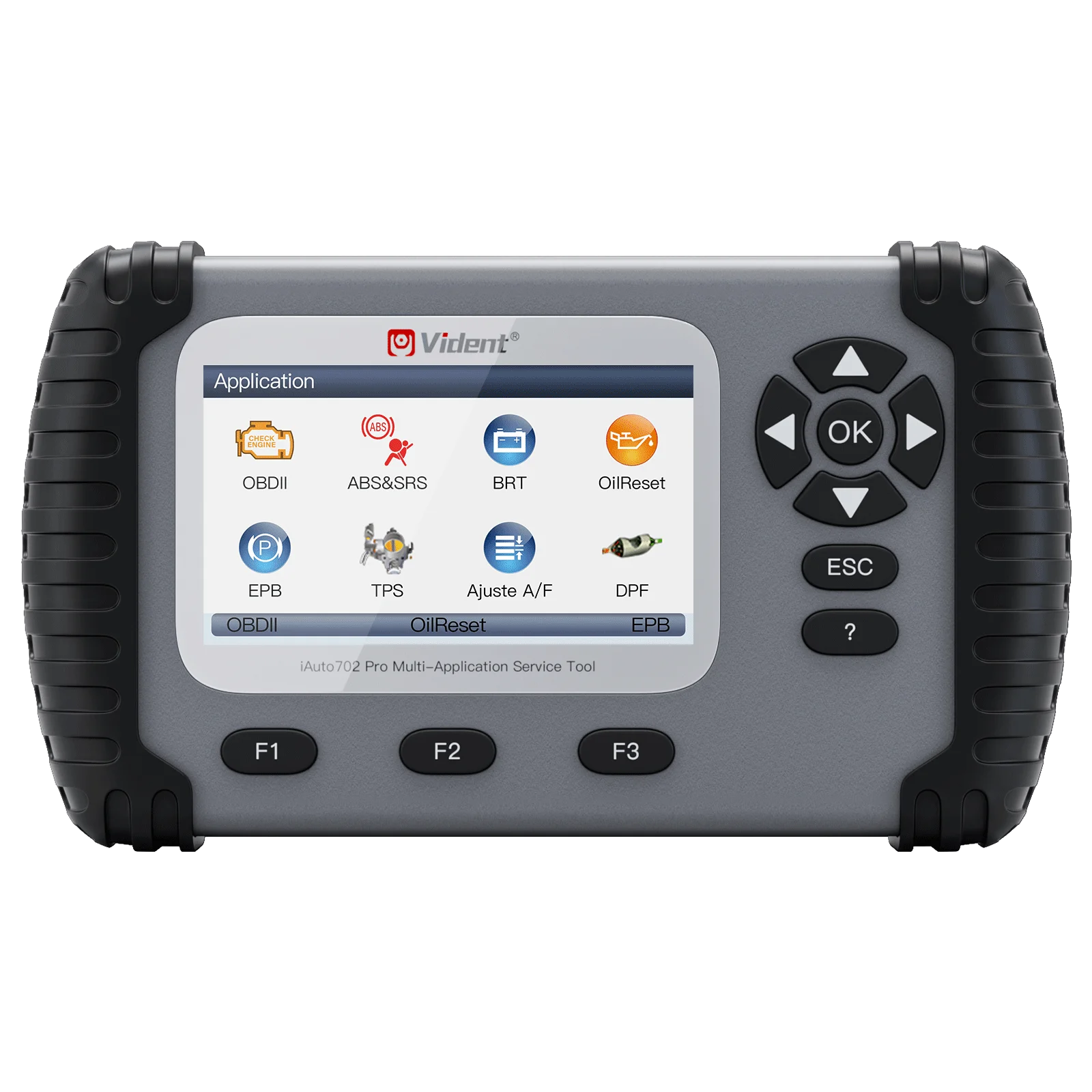 VIDENT iAuto702 Pro ABS SRS Automotive Diagnostic Tool 37 Special Function ECU Coding Active Test OBD2 Scanner Free Update