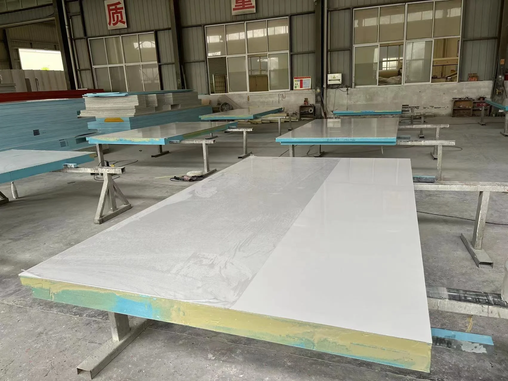 FRP sheet with XPS foam Fiberglass reinforced plastic composite materials for Caravans and Truck box