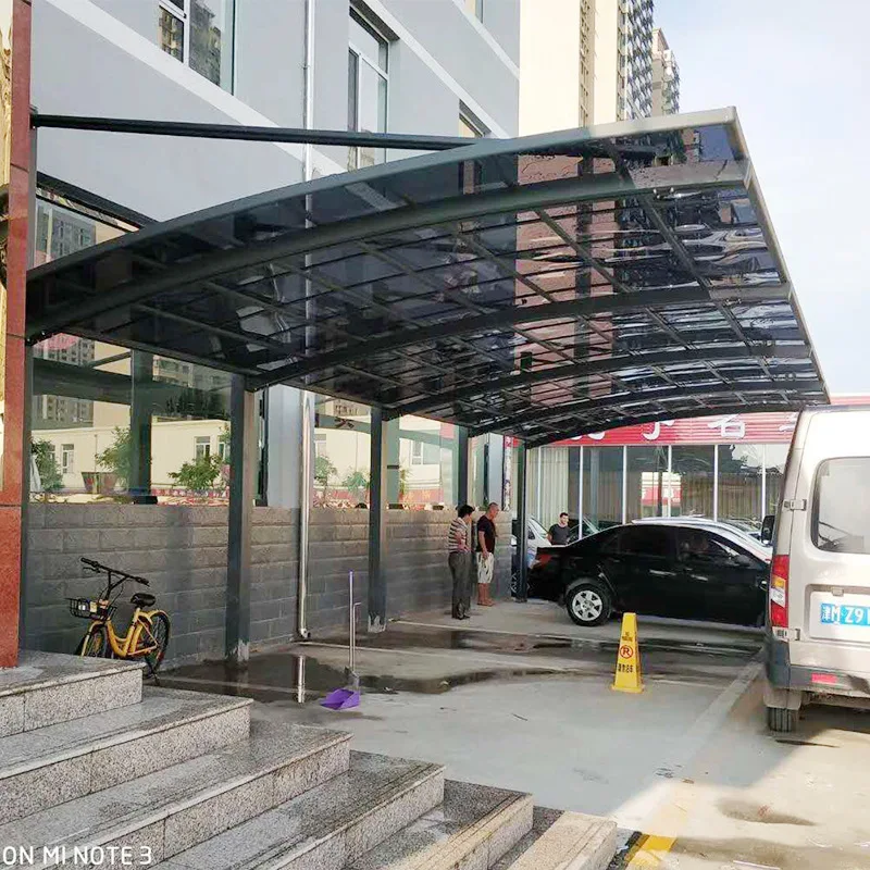 Metal Modern Aluminum Carport Designs Single Sturdy Garages Canopies Carports Shade Canopy Carport Aluminium For Car Parking