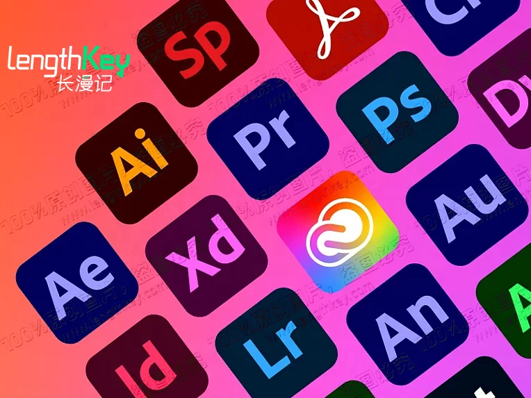 Adob e single app 1 Year Subscription Photoshop Premiere AfterEffects Illustrator Lightroom Classic Audition InDesign Acrobat