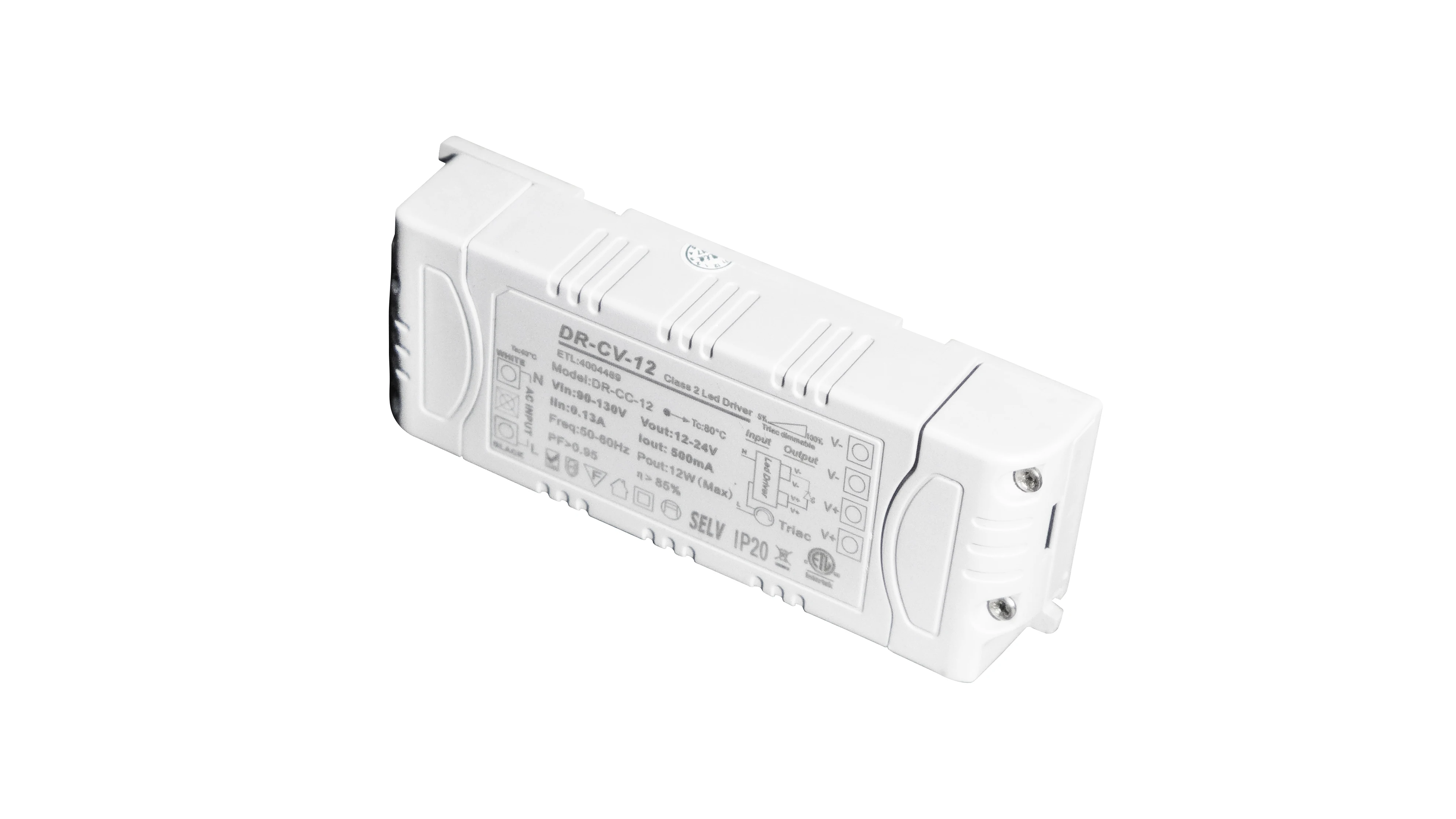 ETL SAA 12-80W leading edge/trailing edge dimmable indoor led driver