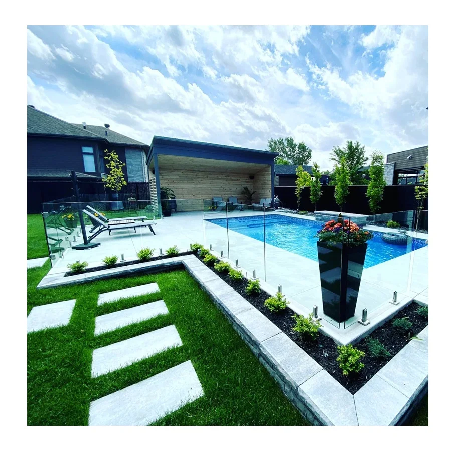 Frameless Fence Clamp Stainless Steel Spigot Glass Railing