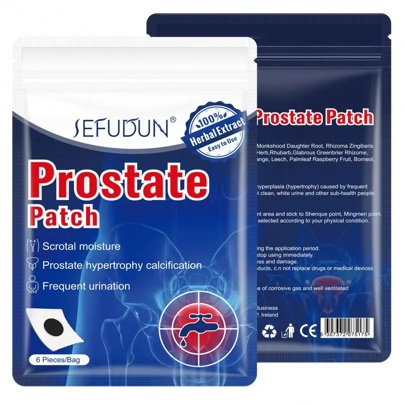 2025 New Hot Sale Health Care Herbal Prostate Patch Easy Use Effective to Treat Prostatitis Painful Urination Prostatic Plaster
