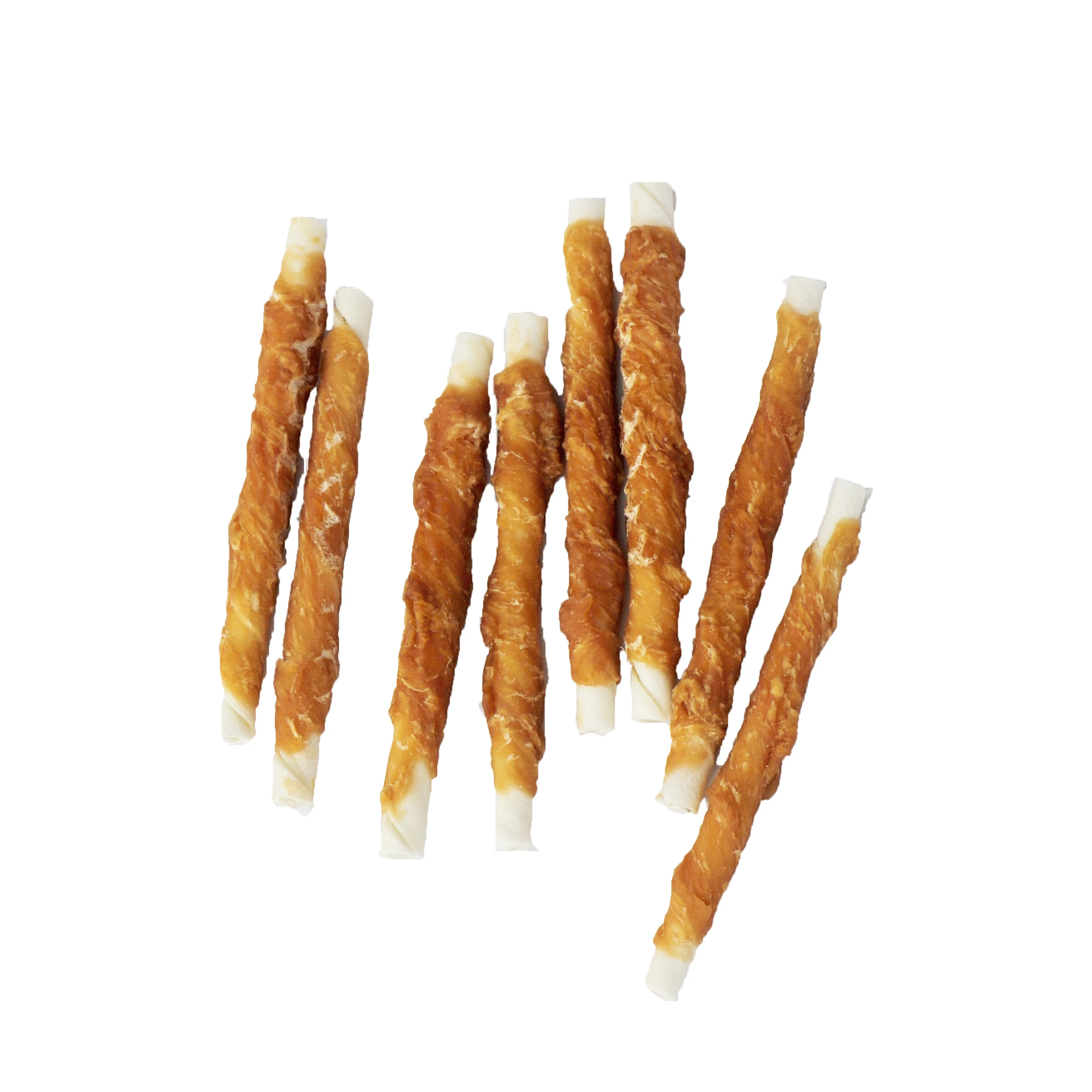 Chicken series dog treats chicken wrapped rawhide chicken jerky