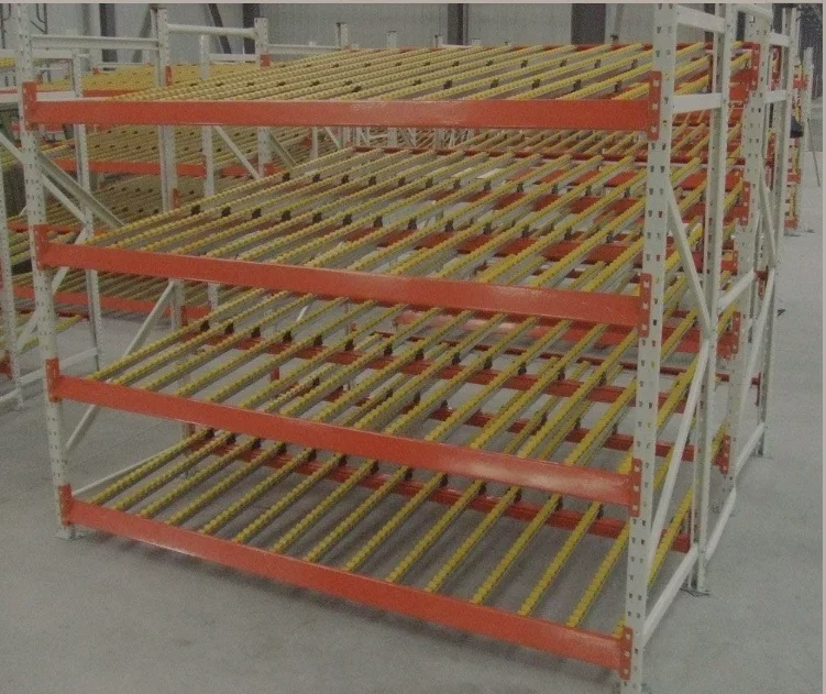 Factory Customized Q235B Steel Plastic  Roller  Flow Rack