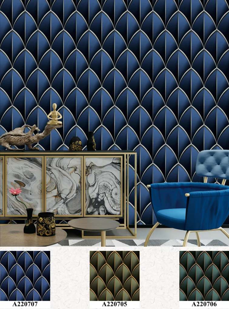 New project catalogue of wallpaper catalogs. 3d pvc wallpapers/wall coating