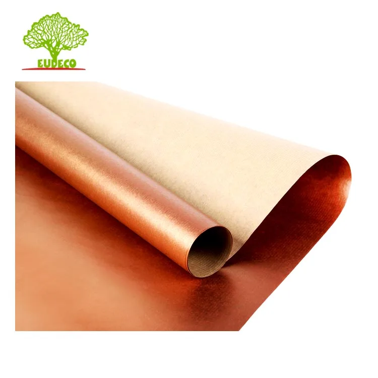 Halloween selection spider web design printed kraft paper roll for flower and gift packing