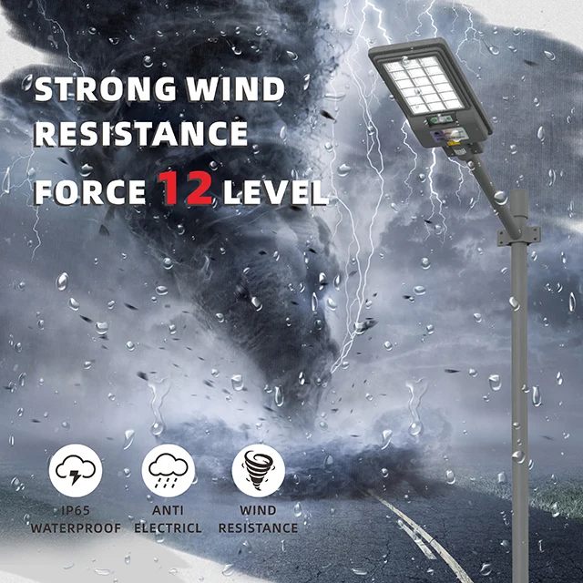 Small Order Accepted Engineering Emergency Relief Sites Innovative Solar Street Light Outdoor 2 Head