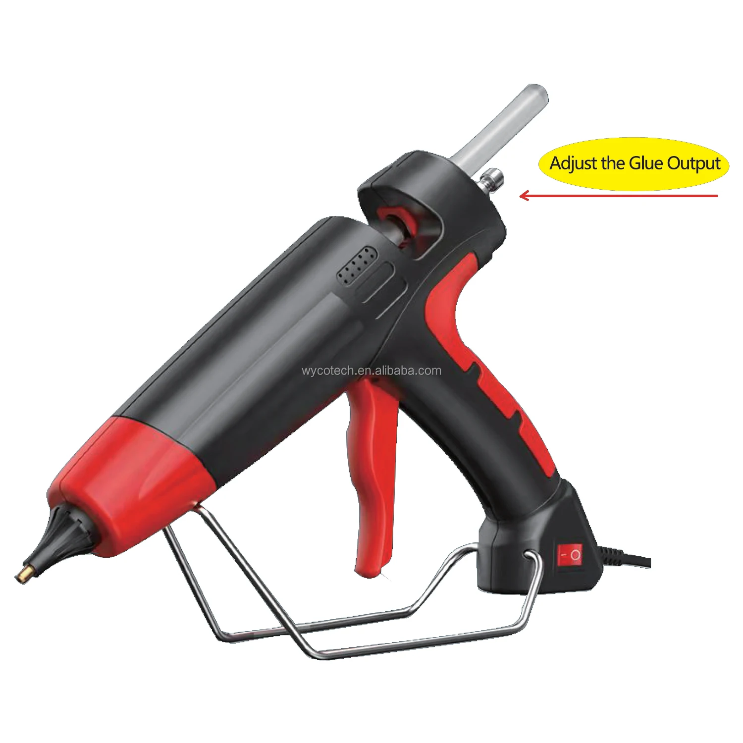 300 Вт высокомощные термоклеевые пистолеты с регулировкой выхода клея для 11 мм силиконовых палочек 110 В до 240 промышленный пистолет горячего