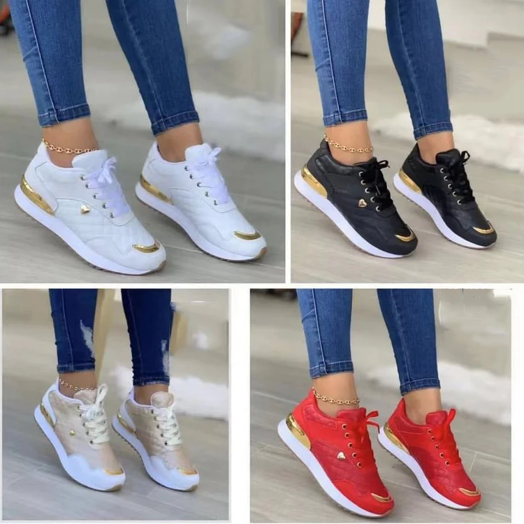 Hot selling comfortable women casual shoes fashion footwear sneakers