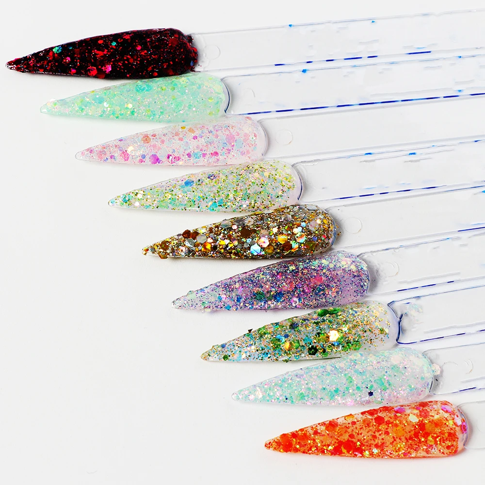 Nail Supplies Acrylic 1Oz Customized Private Label Well Pigment Nail Decorations 2 In 1 Dipping Acrylic Powder