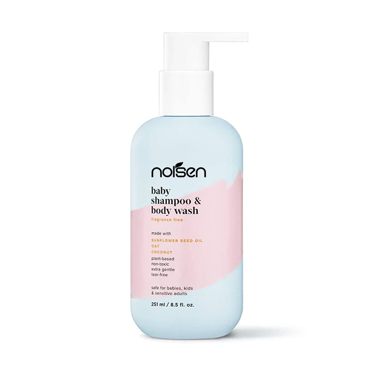 Private label baby care baby 2 in 1 Smoothing repairing nourishing baby Shampoo & body wash