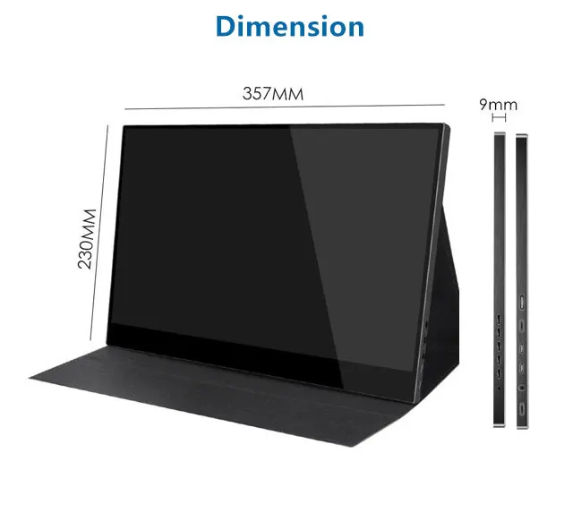 
Portable Monitor 10 point Capacitive Touch Gaming Monitor PS3/PS4/X box/Switch/PC/Mobil Game 