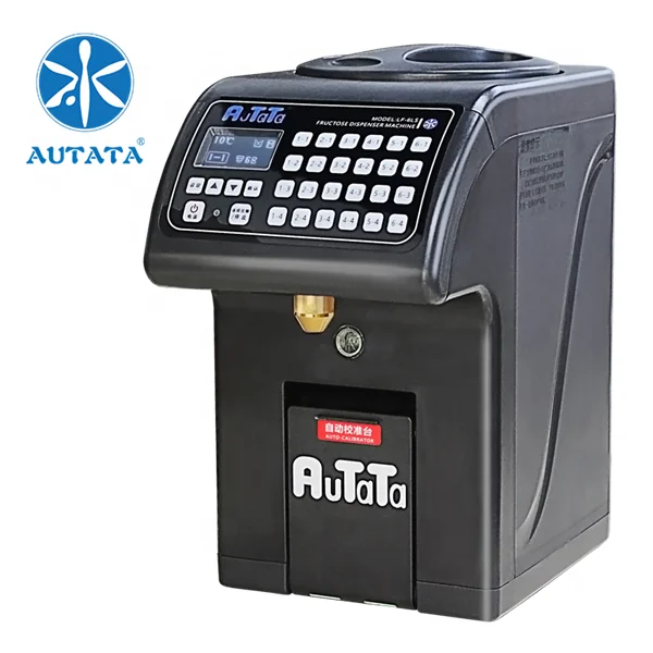 AUTATA Commercial Automatic Bubble Milk Tea Shop Equipment Syrup Fructose Dispenser Machine  with 24 Buttons LF-6LS