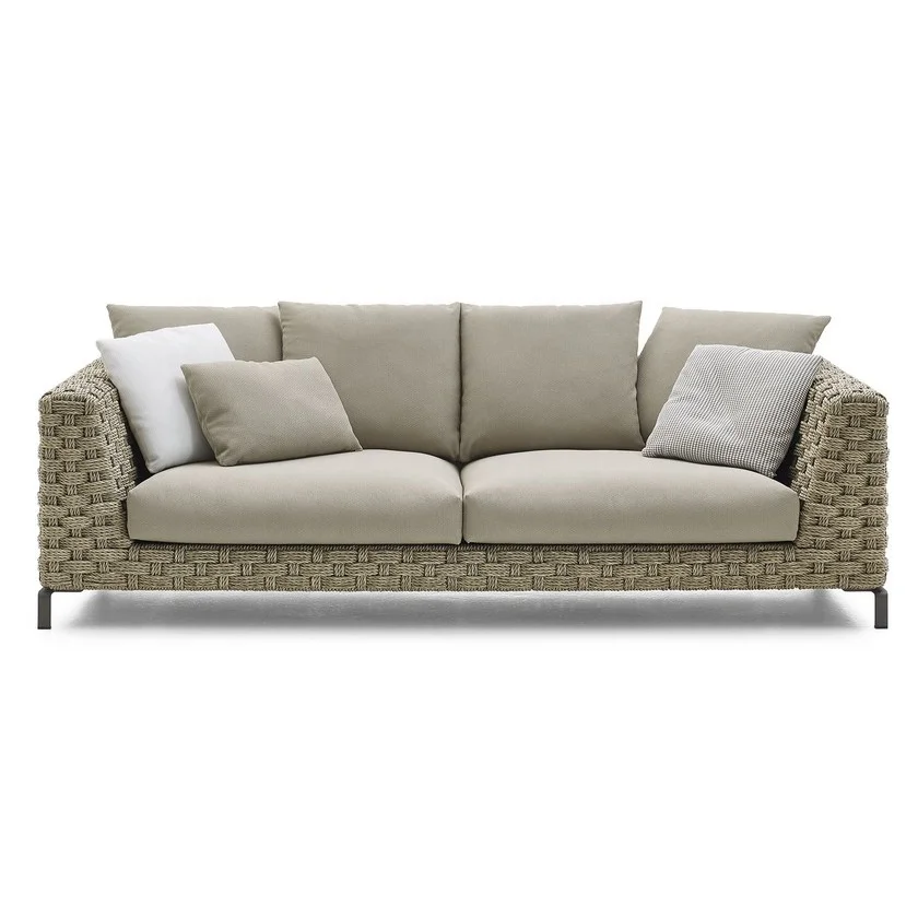 
Outdoor Patio Furniture Poolside Chaise Lounge Beach Chairs wicker rattan garden sofa 