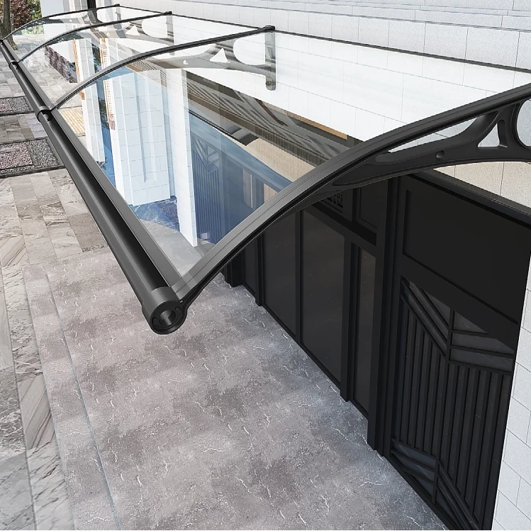 Amas PC Window Door Awnings / DIY Plastic Door Canopies Awning / Polycarbonate Awning Window Canopy