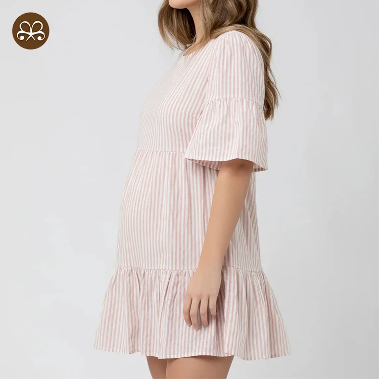 Wholesale Custom Logo Daily Pregnant Clothing High Quality Women Casual Summer Maternity Dress