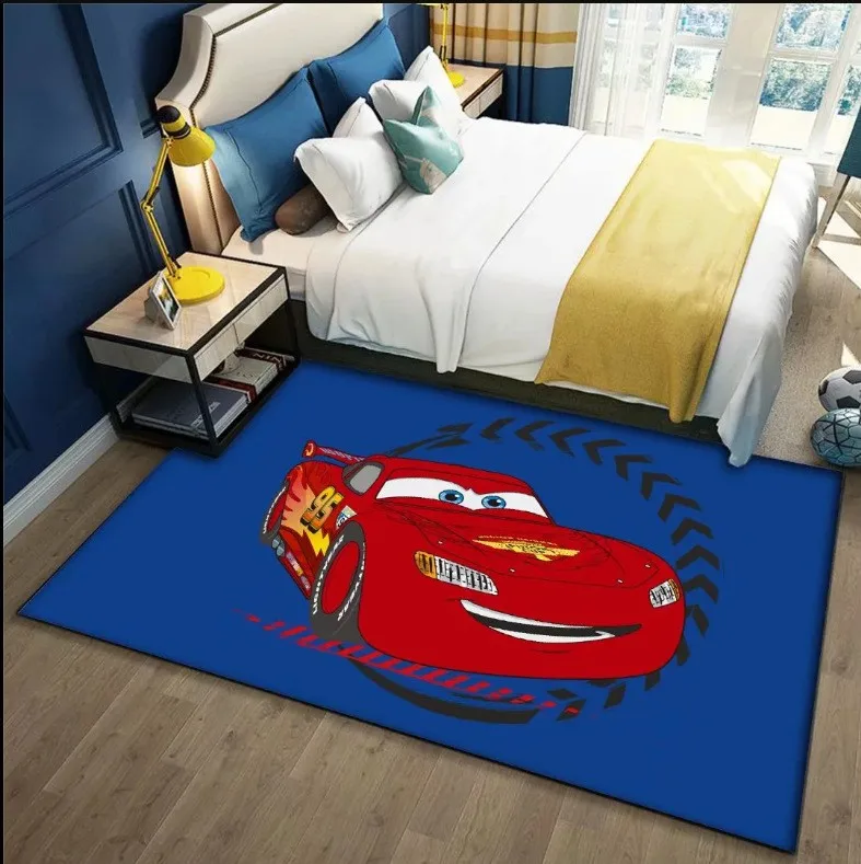 Kids Cartoon Play Mat Carpet Washable Baby Play Gym Mat Durable Easy Clean Waterproof With Polyester Fabric For Kids Bed Room