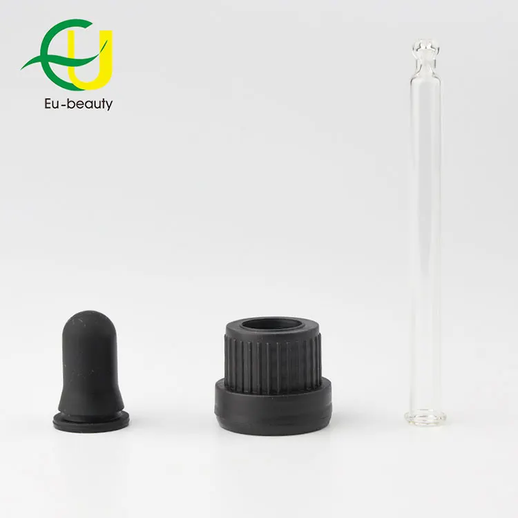 OEM/ODM Ribbed Closure Dropper Cap Glass Pipette Dropper