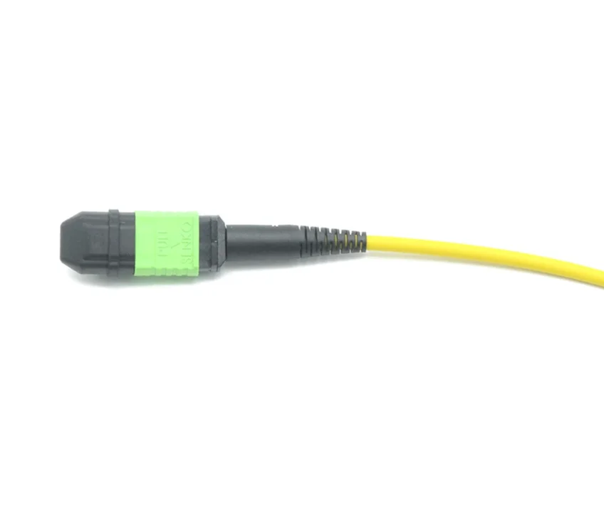 
Single mode OS2 24 Fiber MPO(female) to 2x 12 Fiber MPO(female) Trunk Cable Patch Cord Polarity B 2M 