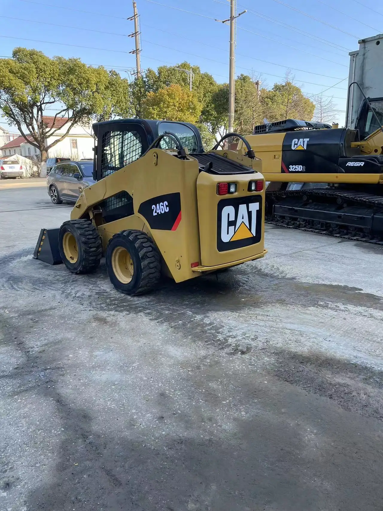 Second hand Caterpillar Skid Steer Loader 246C Used Cat 246C Skid Steer Loader Wheel Loader