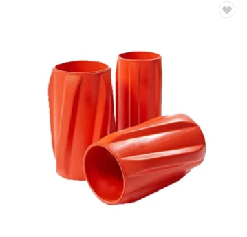 Densen customized high precision casing centralizer with spiral roller for vertical oilwell