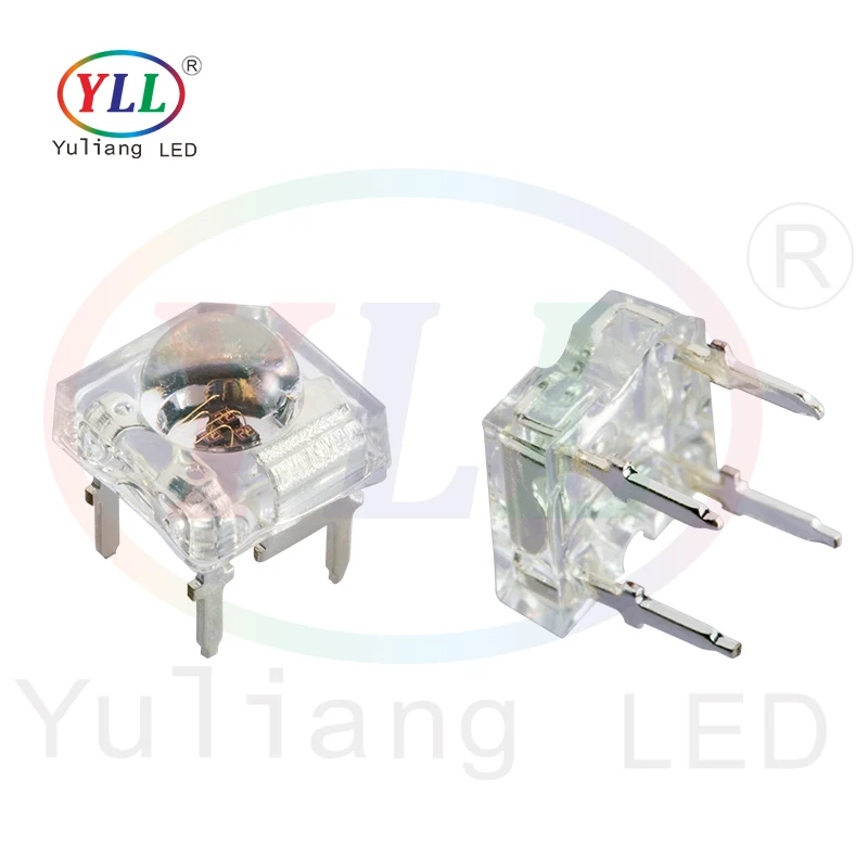 Yuliang Super Flux 5mm 4chips Piranha LED Red Blue Green for Boat Lights Automotive Lights Marine Lights Led Module