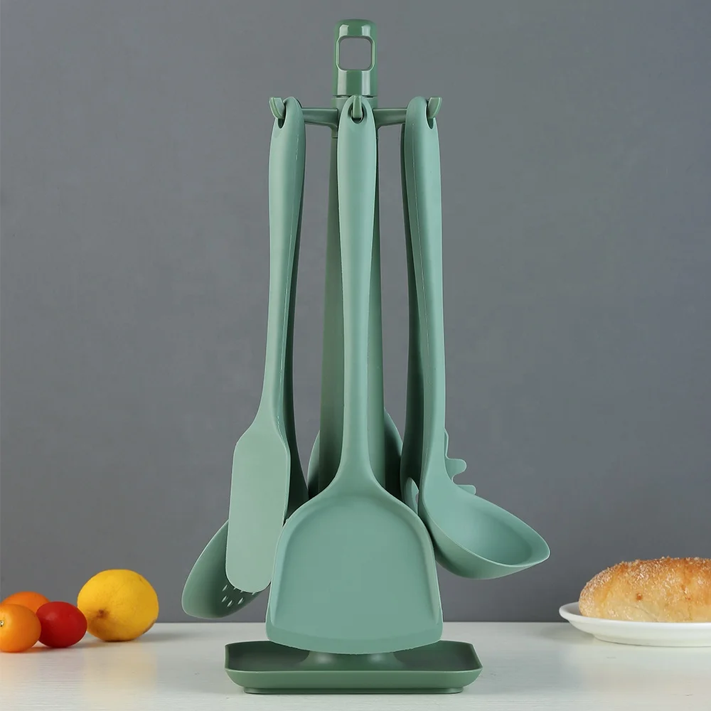 Top Seller Kitchen Accessories Silicon Non-stick Kitchen Tool Cooking Utensils Set Silicone Spoon Kitchen Utensil Set