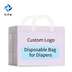 Printing Disposable LDPE Custom Diaper Plastic Bag