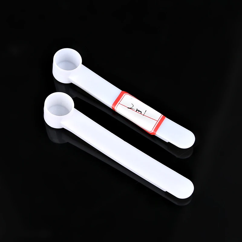 personalized 2ml plastic dose spoon