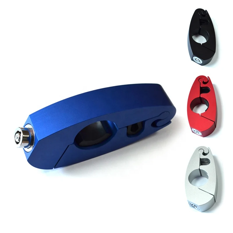Blue CNC Aluminum  Anti-theft Motorbike Lock Multiple colors available High Quality Handlebar lock