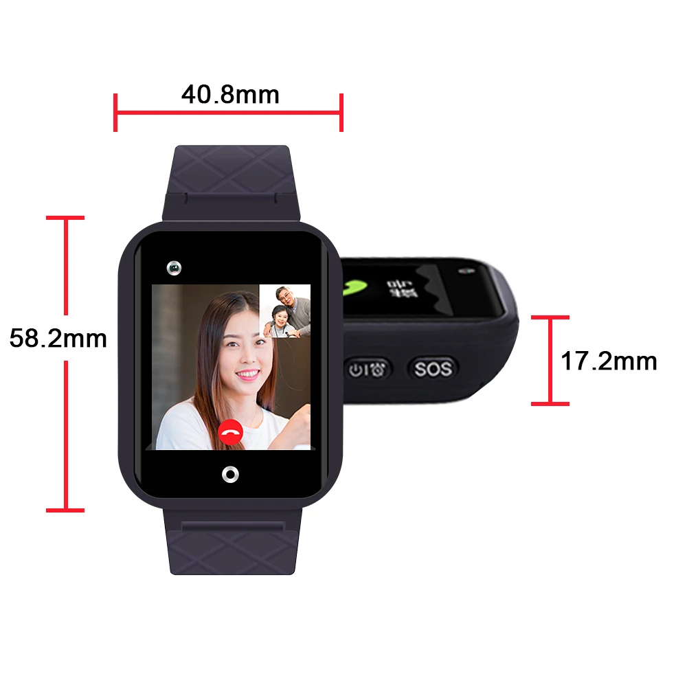 Wholesale V46 Waterproof gps tracker 4g smart watch gps bracelet voice call smart watches with gps and call Free App bracelet