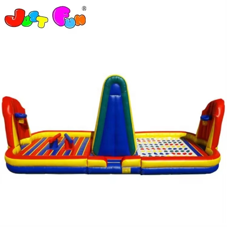 new design interactive inflatable fighting and twister sport game for sale