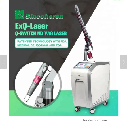 
Purchasing Festival Beijing Sincoheren laser q switch 1064 532 tattoo removal beauty salon equipment 