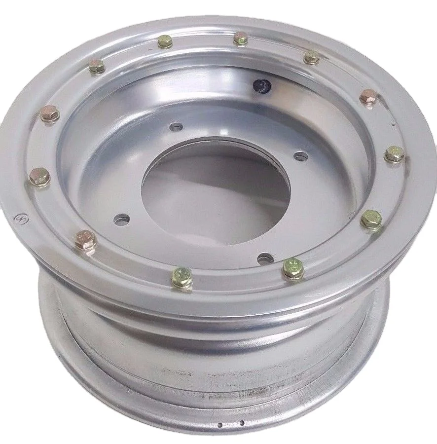 OEM Factory 10 Inch Front Polished ATV Beadlock Wheels Rim ATV Parts for Raptor 350 660 YFZ450 450R