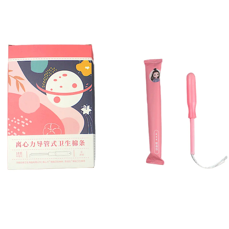 Женская упаковка травяных тампонов, органические хлопковые чистые органические тампоны-аппликаторы