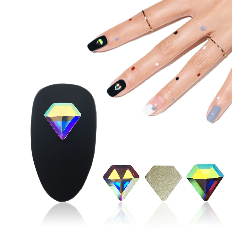 Manufacturer Supply Diamond Hotfix Crystal AB FlatBack Rhinestones Exquisite Decoration