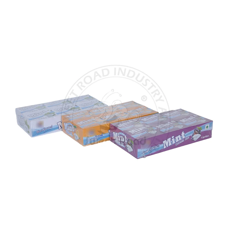 Мята жевательная резинка свежий вкус пузырьковая Конфета