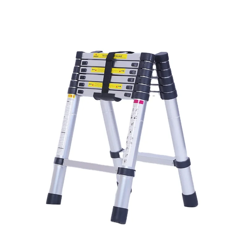 Telescopic Ladder aluminum 3 step ladder movable thickened foldable 5 steps home ladder folding step