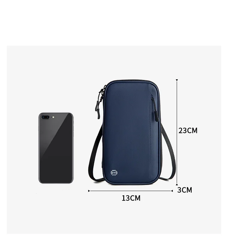 Multi Functional Ticket Holder Portable Overseas Travel Document Storage Wallet Large Capacity Neck Hanging Passport Bag