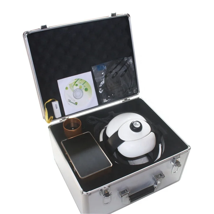 Английский 5,98 NLS 12D Iris synapse AURA Chakra, анализатор здоровья тела с датчиком шлема