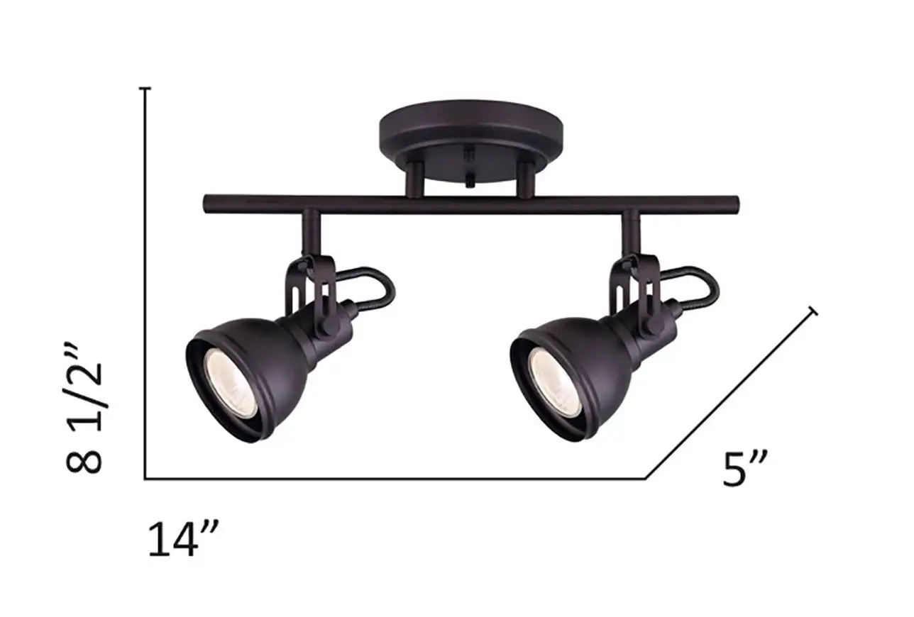 Black Decorative Iron Dimmable Led Down Light Spotlight Adjustable Mounted Indoor Ceiling Light & Ceiling Lamp