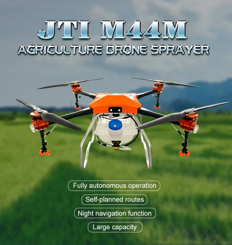 Remote control agricultural machine crop sprayer UAV