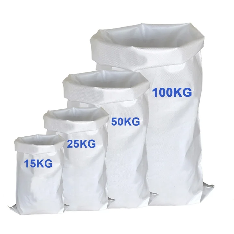 customise 50 kg used rice feed fish corn flour bag 100kg 50kg pp woven bag