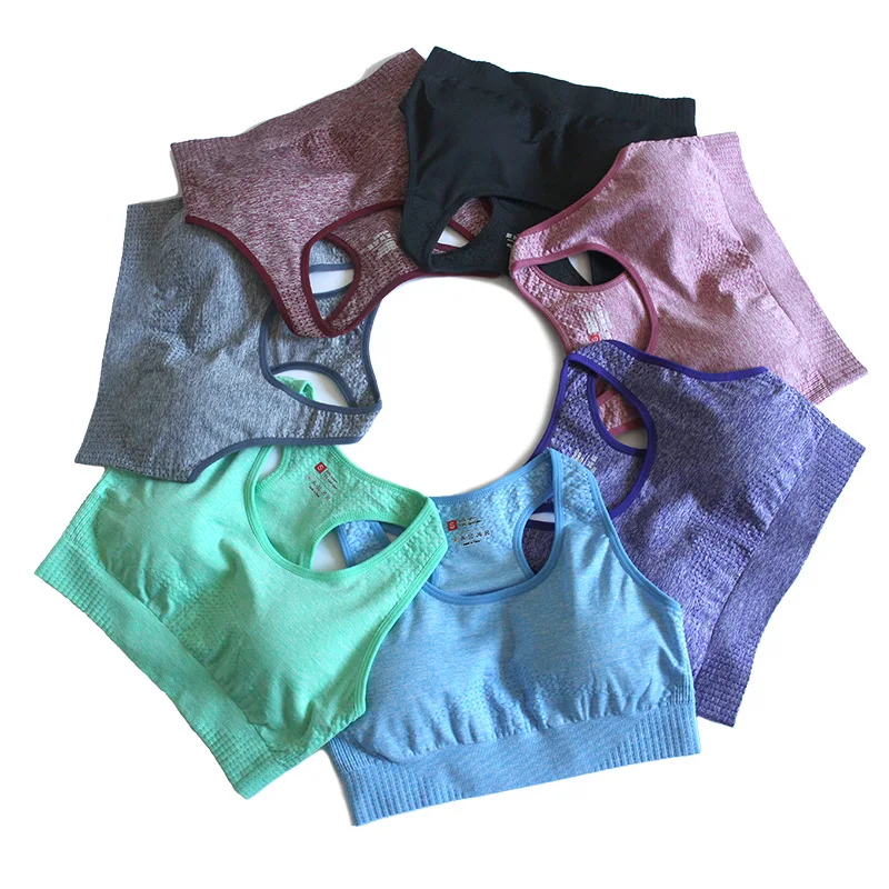 Бюстгальтер для йоги и фитнеса с высокой талией, Бесшовные штаны для йоги, женское Спортивное нижнее белье, одежда для фитнеса, женские леггинсы