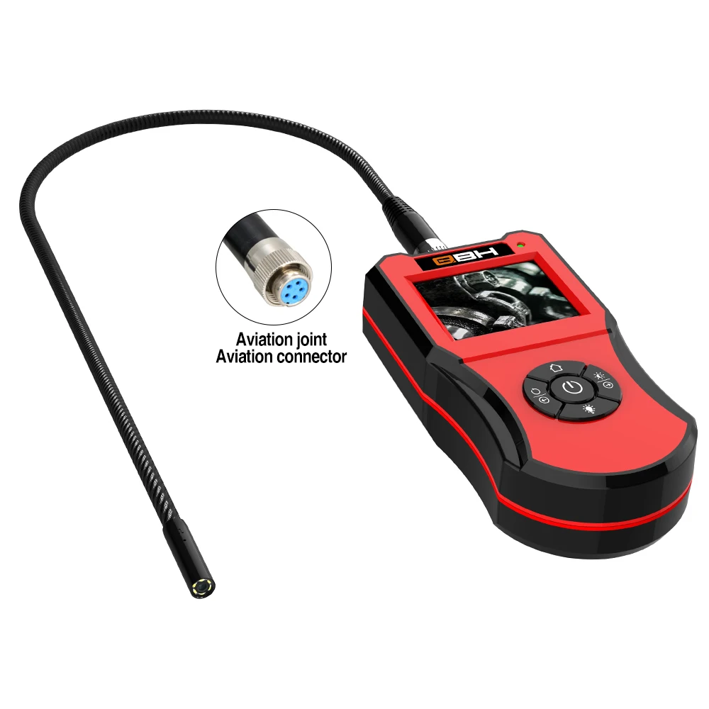 5.5mm Semi-flexible tube handheld videoscope inspection camera 3.5/5.7 inch auto diagnostic videoscope snake camera